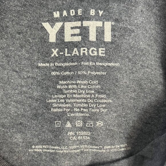 Yeti Dark Gray Short Sleeve Tee - Picture 5 of 5